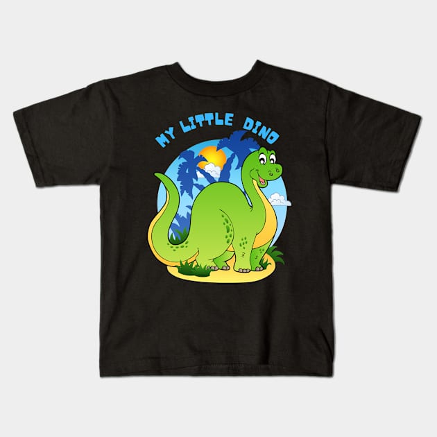 my little dino Kids T-Shirt by Designedbyyou2